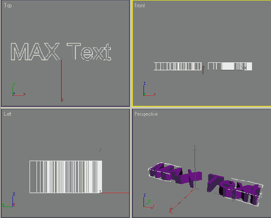 Модификаторы Extrude (Выдавливание) и Bevel (Выдавливание со скосом)
