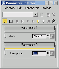 Окно Parameter Collector (Коллектор параметров)