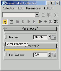 Окно Parameter Collector (Коллектор параметров)